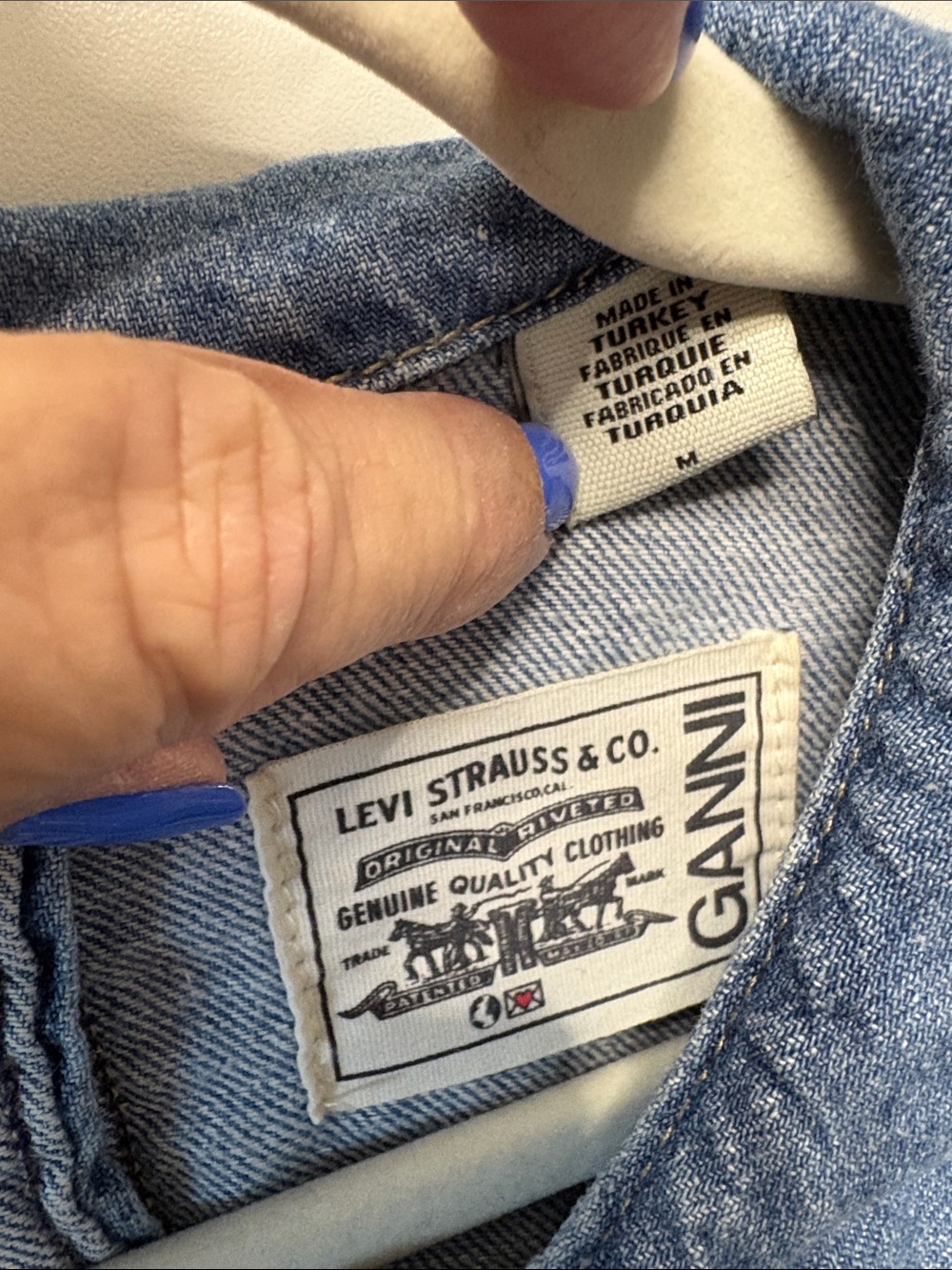 Levi's x Ganni Denim Shirt - Picture 5 of 9